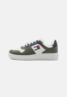 Кроссовки на шнуровке RETRO BASKET Tommy Hilfiger, оливковый