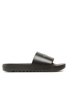 Мюли Chuncky Pool Slide Rub Calvin Klein, черный