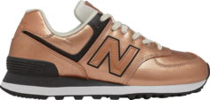 Кроссовки New Balance Wmns 574 Bronze, золотой