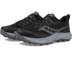 Кроссовки Saucony Peregrine 14, цвет Black/Carbon