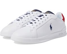 Кроссовки Polo Ralph Lauren HRT CT II, цвет White/Red/Blue
