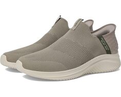 Кроссовки SKECHERS Ultra Flex 3.0 Viewpoint Hands Free Slip-Ins, цвет Taupe/Olive