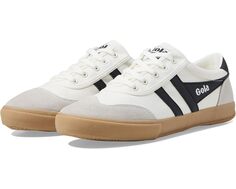 Кроссовки Gola Badminton, цвет Off-White/Black/Gum