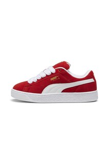 Туфли из замши с кожей Puma, красный