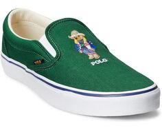 Кроссовки Polo Ralph Lauren Keaton Slip-On Sneaker, цвет Forest
