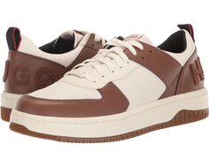 Кроссовки HUGO Kilian Mix Material Tennis Sneaker, цвет Open Brown