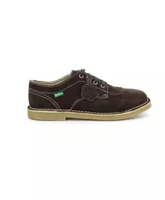 Удобные кожаные туфли дерби Kickers, коричневый