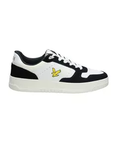 Кожаные кроссовки черные Lyle & Scott, мультиколор