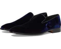 Лоферы Massimo Matteo Italian Velvet Slip-On, синий