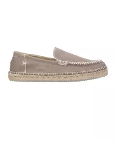 Туфли без шнуровки на хлопковой веревочной подошве Espadrilles, коричневый