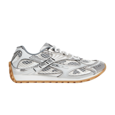 Кроссовки Bottega Veneta Orbit Sneaker White Silver, белый