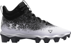 Бутсы Under Armour Spotlight Franchise RM 2.0 GS Black White, черный