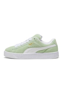 Туфли из замши с кожей Puma, зеленый