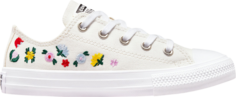 Кроссовки Converse Chuck Taylor All Star Low PS Floral Embroidery, белый