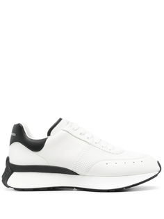 Alexander McQueen массивные кроссовки со вставками, белый