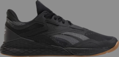 Кроссовки nano x black gum Reebok, черный