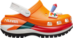 Кроссовки 7-Eleven x Mega Crush Clog Orange, оранжевый Crocs