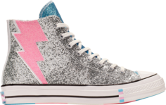 Кроссовки Converse Chuck 70 Hi Pride Shimmering Silver, серебряный