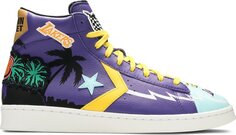 Кроссовки Converse Chinatown Market x Pro Leather High Lakers Championship Jacket, фиолетовый
