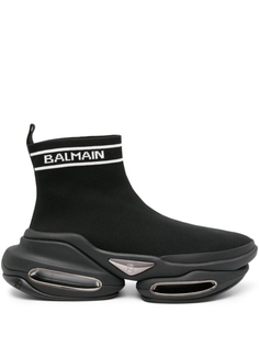 Balmain кроссовки B-Bold на платформе, черный