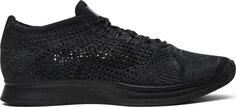 Кроссовки Nike Flyknit Racer Triple Black, черный