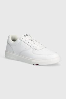 Кожаные кроссовки Modern Cup Corporate Lth Tommy Hilfiger, белый