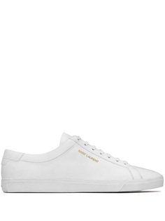 Saint Laurent кеды с логотипом, белый