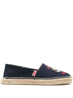 Kenzo эспадрильи с вышивкой, синий