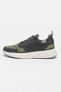 Туфли Swift Run с рваными краями Adidas Sportswear, черный