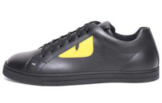 Кроссовки мужские Fendi Force, черный / желтый