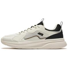 Кроссовки ANTA Life Collection Lifestyle Shoes Men Low-top Ivory/Black, слоновая кость/черный