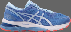 Кроссовки wmns gel nimbus 21 wide blue coast skylight Asics, синий