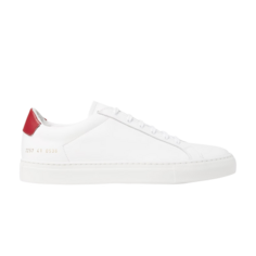 Кроссовки Common Projects Achilles Retro Low White Red, белый