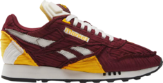 Кроссовки Market x Classic Leather Pump Classic Burgundy, красный Reebok