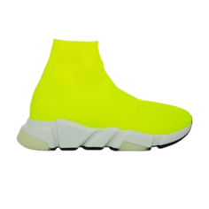 Кроссовки Balenciaga Speed Trainer Mid Neon, желтый