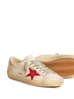 Golden Goose низкие кеды Super-Star, нейтральный цвет