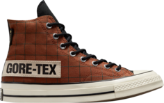 Кроссовки Converse Chuck 70 GTX High Grid - Cedar Bark, оранжевый