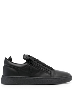 Giuseppe Zanotti кроссовки с молнией, черный