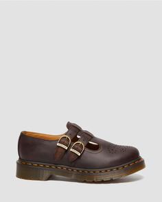 8065 Crazy Horse Кожаные туфли Мэри Джейн Dr. Martens
