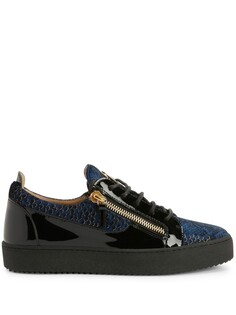 Giuseppe Zanotti кеды с принтом, синий