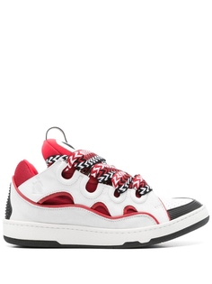 Lanvin кроссовки с панелями Curb, белый
