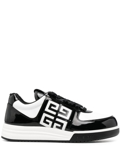 Givenchy кеды с тисненым логотипом, черный