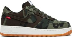 Кроссовки Nike Supreme x Air Force 1 Low Premium 08 NRG Camo, коричневый