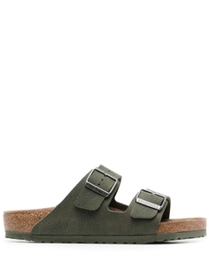 Сандалии с пряжками Birkenstock, зеленый дубль