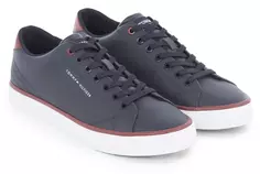 Кроссовки Tommy Hilfiger "TH HI VULC CORE LOW LEATHER ESS", синий