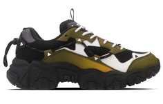 Кроссовки FILA Cat Claw Lifestyle Shoes Men Low-top Black/White/Green, зеленый