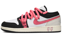 Jordan Air Jordan 1 винтажные баскетбольные кроссовки мужские, Core Black / Cloud White / Team Shock Pink 2