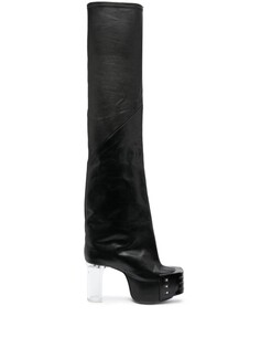 Rick Owens ботинки на платформе, черный