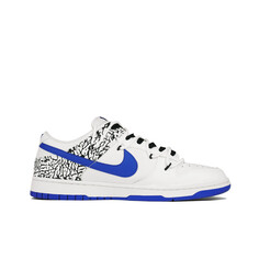 Кроссовки Nike Dunk Skateboarding Shoes Men Low-top Blue, белый