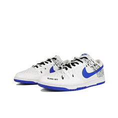 Кроссовки Nike Dunk Skateboarding Shoes Men Low-top Blue, белый